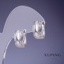 أقراط Xuping 18x8mm روديوم