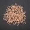 فورنيتورة حلقات بيضاوية للوصل، قطر 5x7mm عبوة 20 g لون ذهبي