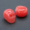 خرزة جمجمة كالسيدون طبيعي 25x19mm +